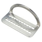 Right-angled 50mm D-Ring - s/s